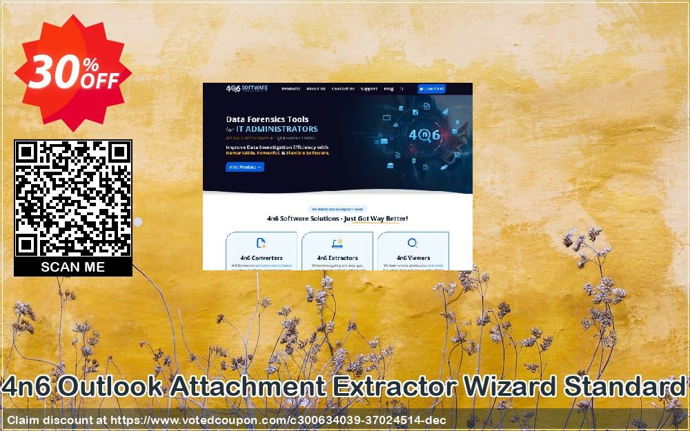 4n6 Outlook Attachment Extractor Wizard Standard Coupon, discount Halloween Offer. Promotion: Awesome discounts code of 4n6 Outlook Attachment Extractor Wizard - Standard License 2024