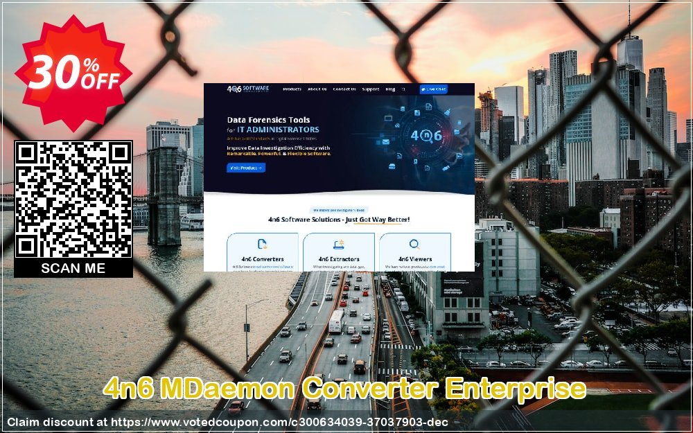 4n6 MDaemon Converter Enterprise Coupon, discount Halloween Offer. Promotion: Stunning discount code of 4n6 MDaemon Converter - Enterprise License 2024