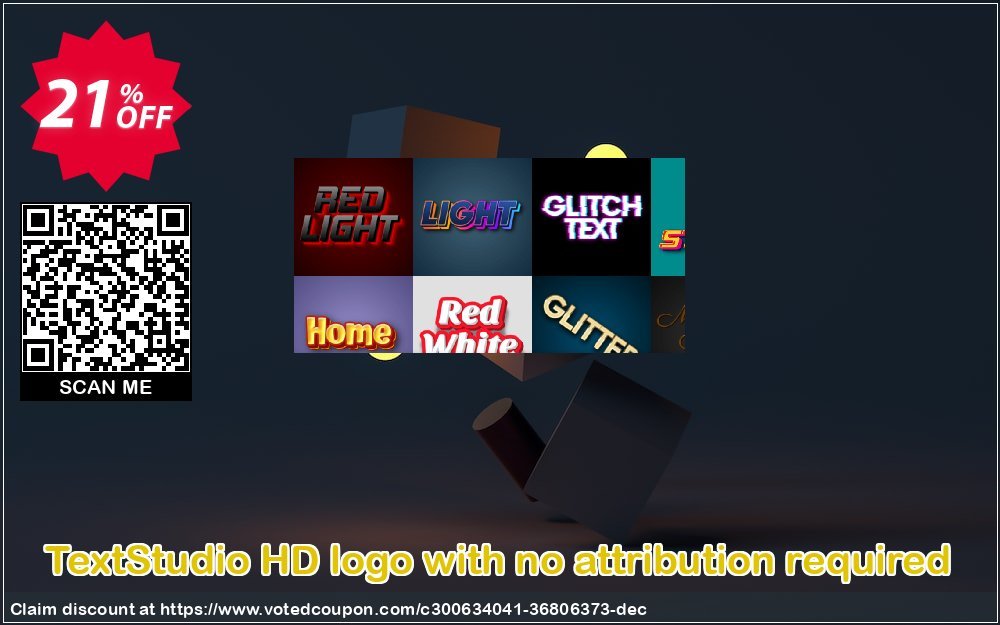 TextStudio HD logo with no attribution required Coupon Code May 2024, 21% OFF - VotedCoupon