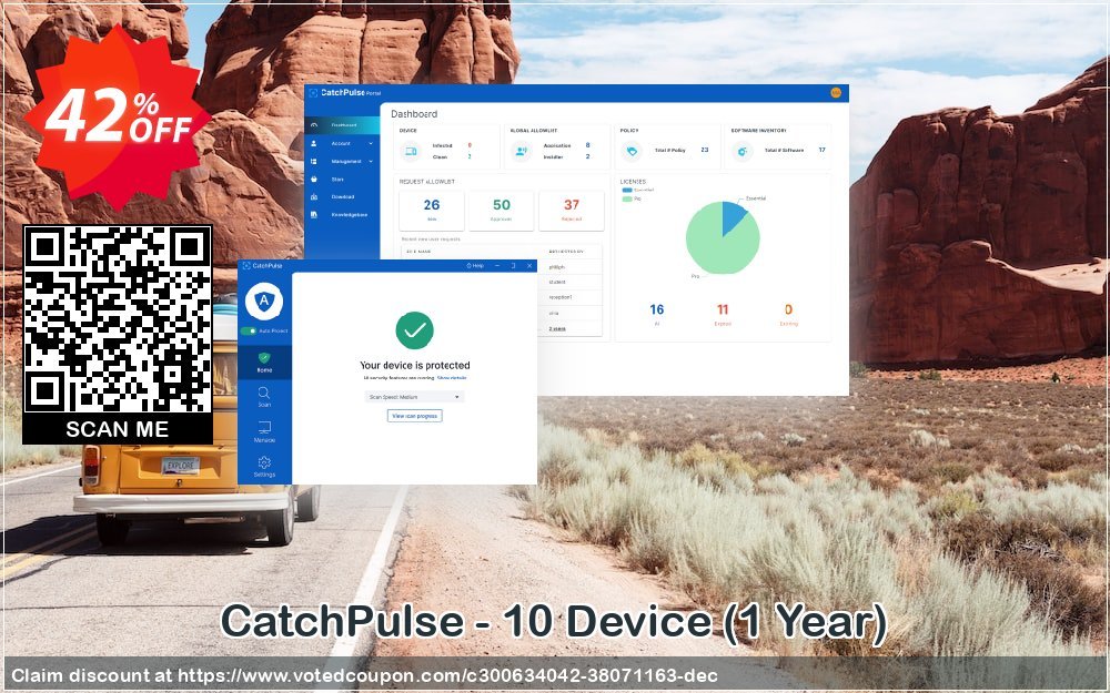 CatchPulse - 10 Device, Yearly  Coupon, discount CatchPulse - 10 Device (1 Year) Stirring offer code 2023. Promotion: Stirring offer code of CatchPulse - 10 Device (1 Year) 2023