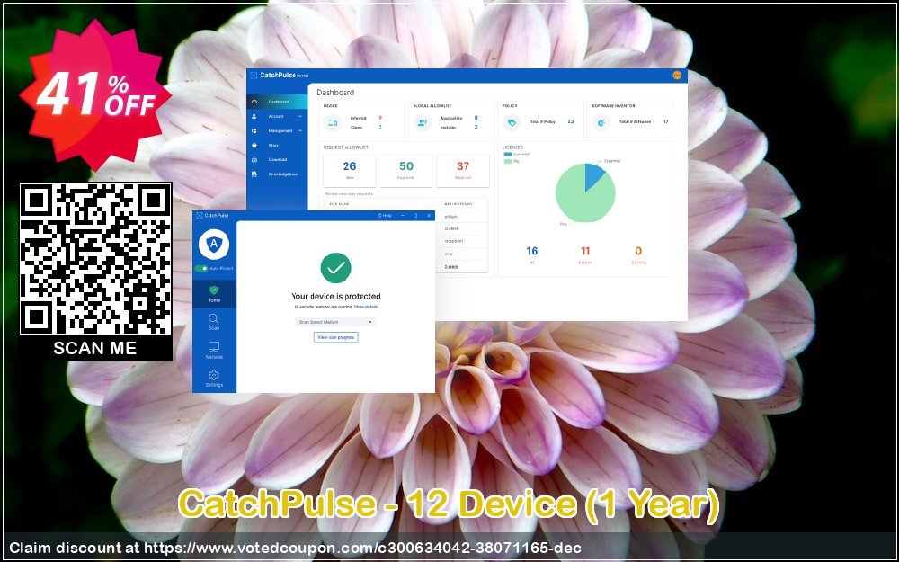 CatchPulse - 12 Device, Yearly  Coupon, discount CatchPulse - 12 Device (1 Year) Formidable promo code 2024. Promotion: Formidable promo code of CatchPulse - 12 Device (1 Year) 2024