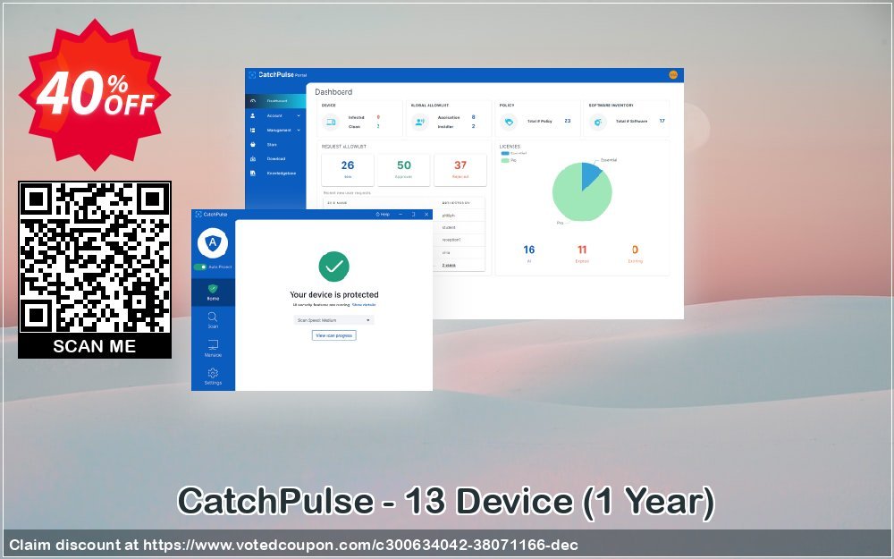 CatchPulse - 13 Device, Yearly  Coupon Code May 2024, 40% OFF - VotedCoupon