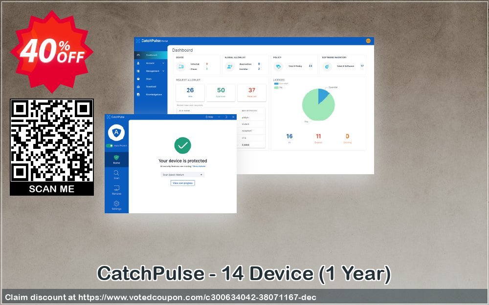 CatchPulse - 14 Device, Yearly  Coupon Code May 2024, 40% OFF - VotedCoupon