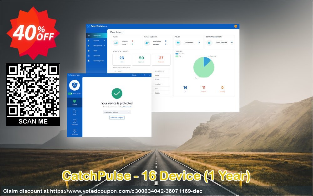 CatchPulse - 16 Device, Yearly  Coupon Code May 2024, 40% OFF - VotedCoupon