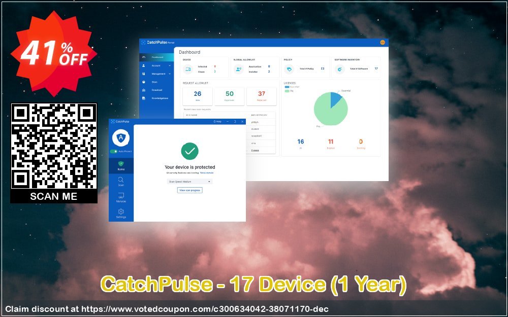 CatchPulse - 17 Device, Yearly  Coupon, discount CatchPulse - 17 Device (1 Year) Wondrous offer code 2023. Promotion: Wondrous offer code of CatchPulse - 17 Device (1 Year) 2023