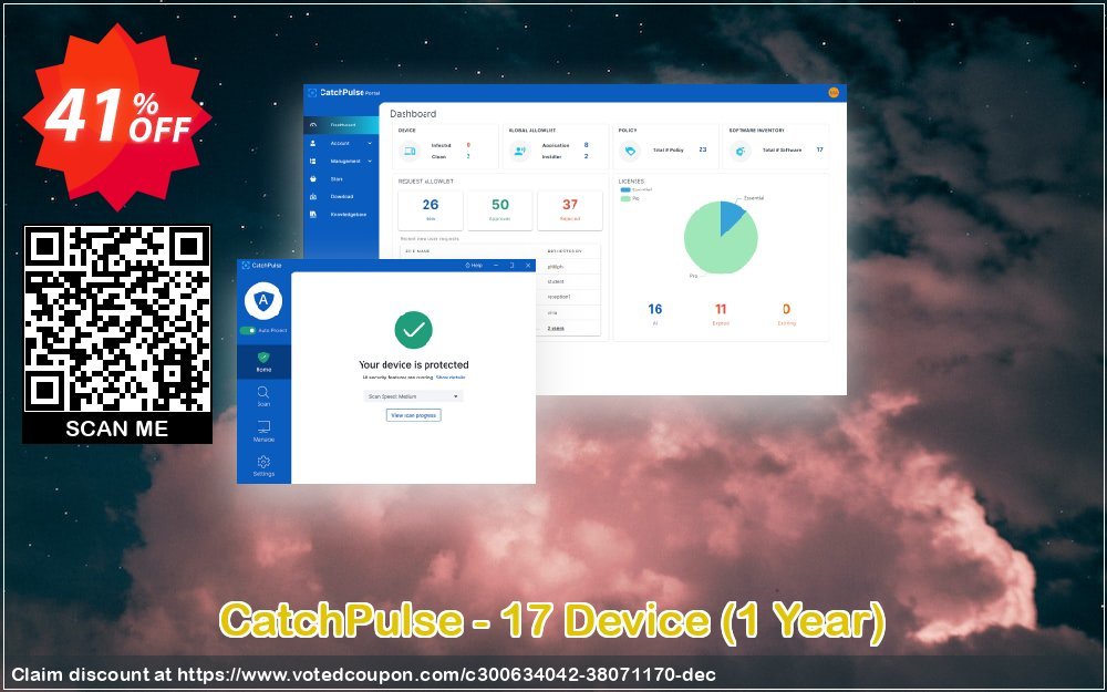 CatchPulse - 17 Device, Yearly  Coupon Code Jun 2024, 41% OFF - VotedCoupon