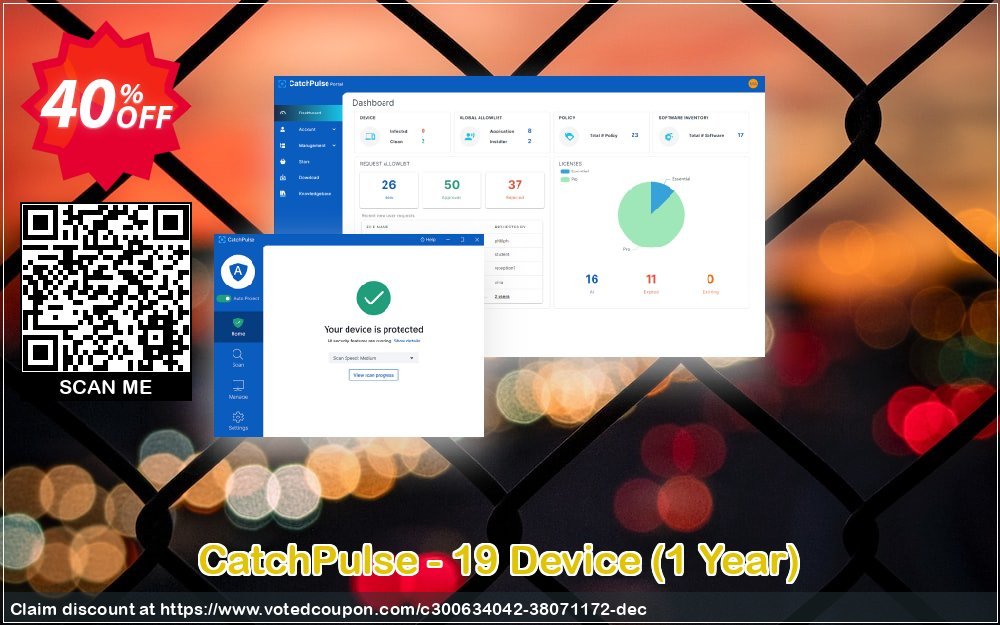 CatchPulse - 19 Device, Yearly  Coupon, discount CatchPulse - 19 Device (1 Year) Awful promo code 2024. Promotion: Awful promo code of CatchPulse - 19 Device (1 Year) 2024