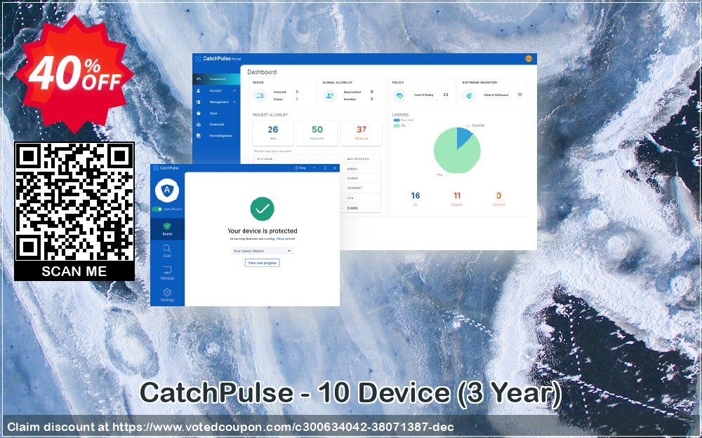 CatchPulse - 10 Device, 3 Year  Coupon Code May 2024, 40% OFF - VotedCoupon