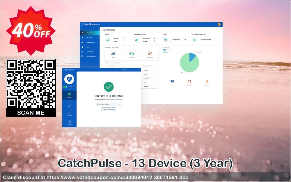 CatchPulse - 13 Device, 3 Year  Coupon, discount CatchPulse - 13 Device (3 Year) Staggering promotions code 2024. Promotion: Staggering promotions code of CatchPulse - 13 Device (3 Year) 2024