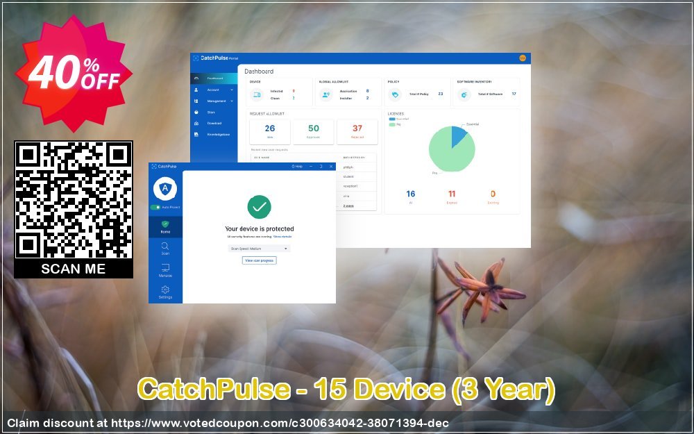 CatchPulse - 15 Device, 3 Year  Coupon, discount CatchPulse - 15 Device (3 Year) Impressive offer code 2023. Promotion: Impressive offer code of CatchPulse - 15 Device (3 Year) 2023