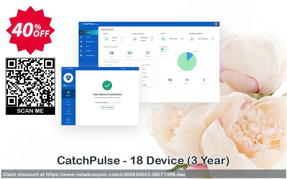 CatchPulse - 18 Device, 3 Year  Coupon Code May 2024, 40% OFF - VotedCoupon