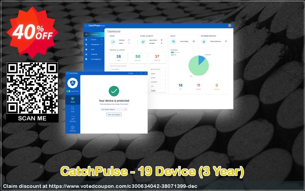 CatchPulse - 19 Device, 3 Year  Coupon Code May 2024, 40% OFF - VotedCoupon