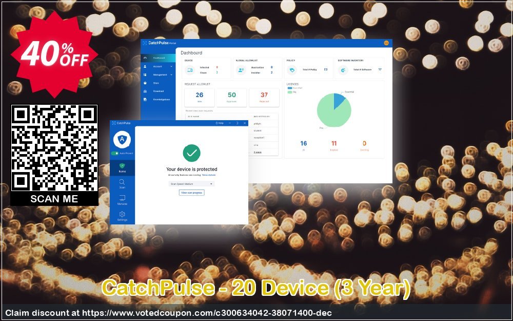 CatchPulse - 20 Device, 3 Year  Coupon Code May 2024, 40% OFF - VotedCoupon