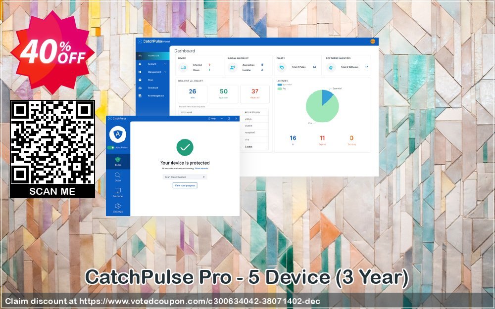 CatchPulse Pro - 5 Device, 3 Year  Coupon, discount CatchPulse Pro - 5 Device (3 Year) Awful discount code 2024. Promotion: Awful discount code of CatchPulse Pro - 5 Device (3 Year) 2024