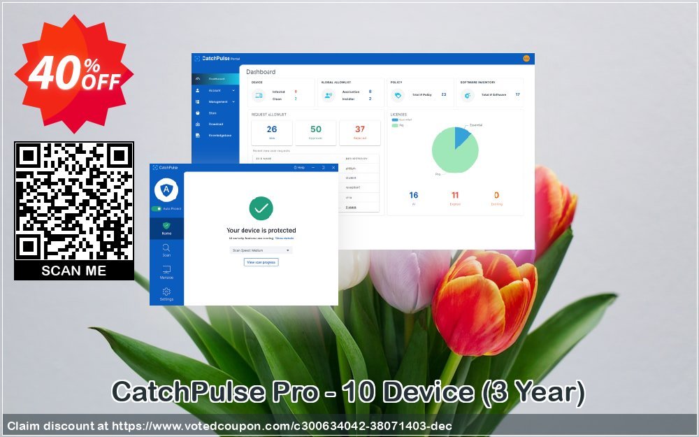 CatchPulse Pro - 10 Device, 3 Year  Coupon Code May 2024, 40% OFF - VotedCoupon