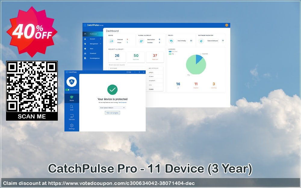 CatchPulse Pro - 11 Device, 3 Year  Coupon Code May 2024, 40% OFF - VotedCoupon