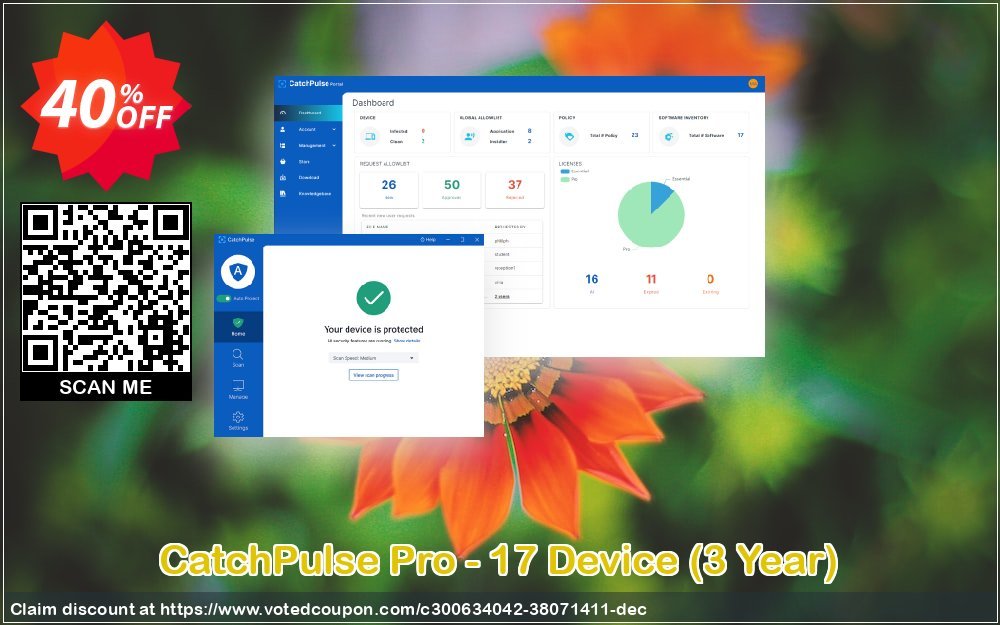 CatchPulse Pro - 17 Device, 3 Year  Coupon, discount CatchPulse Pro - 17 Device (3 Year) Wonderful discounts code 2024. Promotion: Wonderful discounts code of CatchPulse Pro - 17 Device (3 Year) 2024