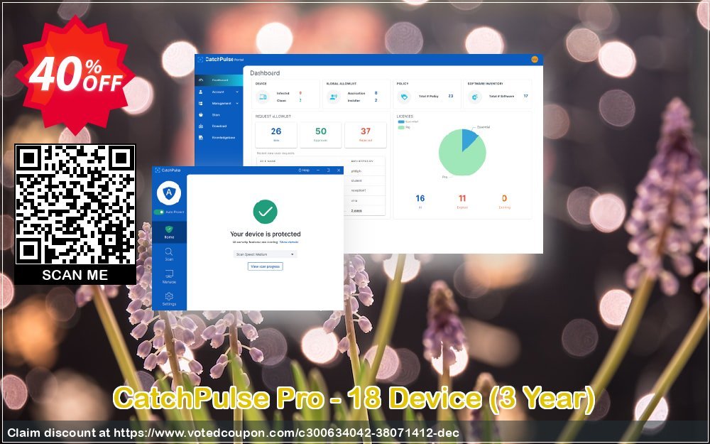 CatchPulse Pro - 18 Device, 3 Year  Coupon Code May 2024, 40% OFF - VotedCoupon