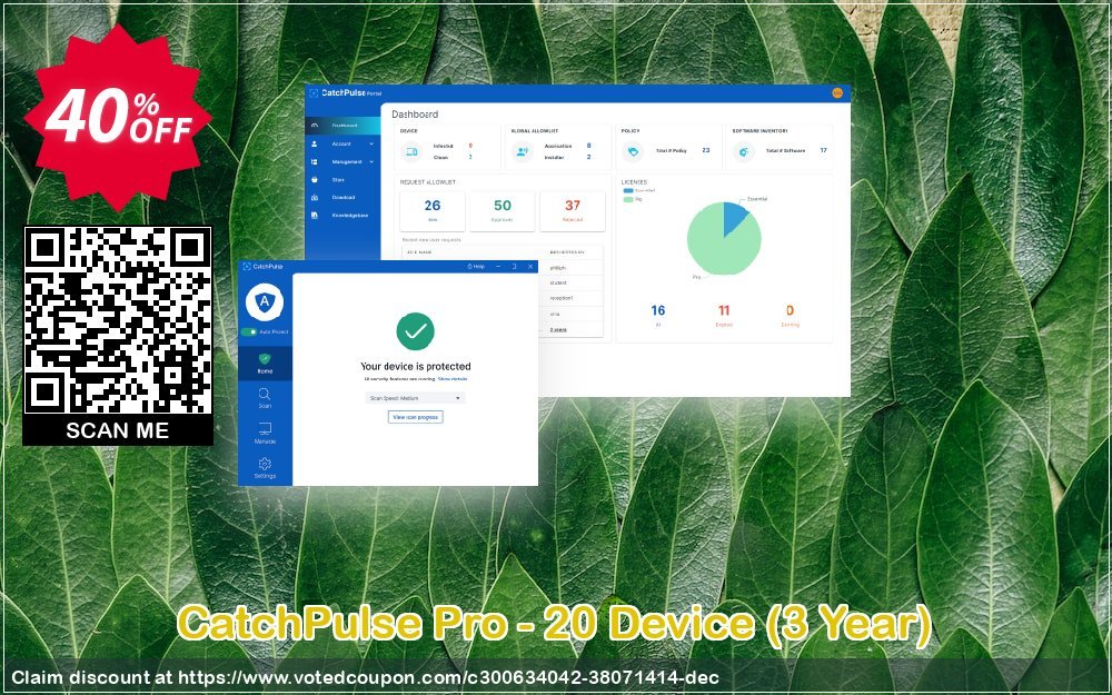 CatchPulse Pro - 20 Device, 3 Year  Coupon Code May 2024, 40% OFF - VotedCoupon