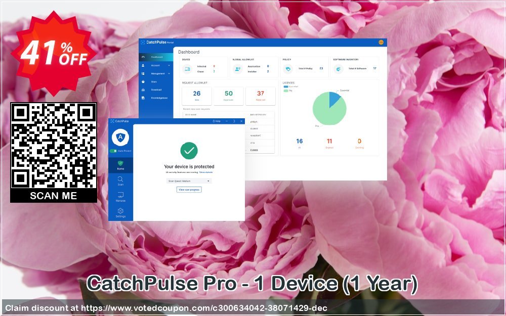 CatchPulse Pro - 1 Device, Yearly  Coupon, discount CatchPulse Pro - 1 Device (1 Year) Big offer code 2023. Promotion: Big offer code of CatchPulse Pro - 1 Device (1 Year) 2023