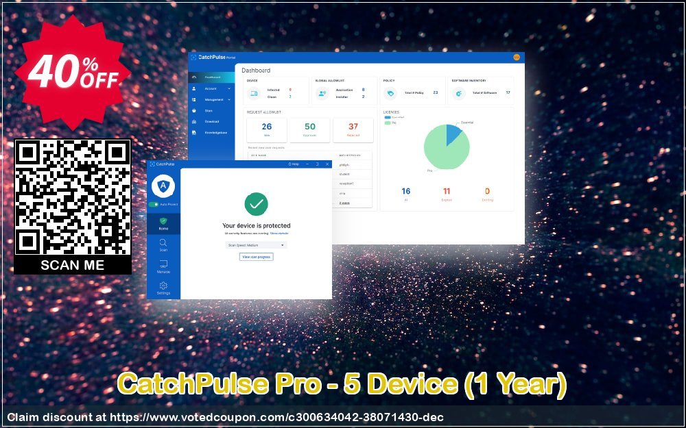 CatchPulse Pro - 5 Device, Yearly  Coupon Code May 2024, 40% OFF - VotedCoupon