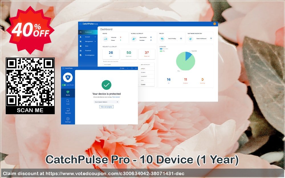 CatchPulse Pro - 10 Device, Yearly  Coupon Code Apr 2024, 40% OFF - VotedCoupon