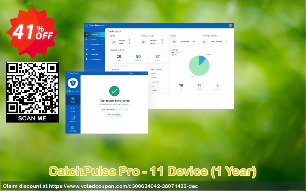 CatchPulse Pro - 11 Device, Yearly  Coupon, discount CatchPulse Pro - 11 Device (1 Year) Exclusive discounts code 2023. Promotion: Exclusive discounts code of CatchPulse Pro - 11 Device (1 Year) 2023