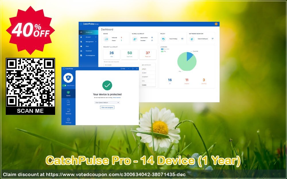 CatchPulse Pro - 14 Device, Yearly  Coupon Code Apr 2024, 40% OFF - VotedCoupon