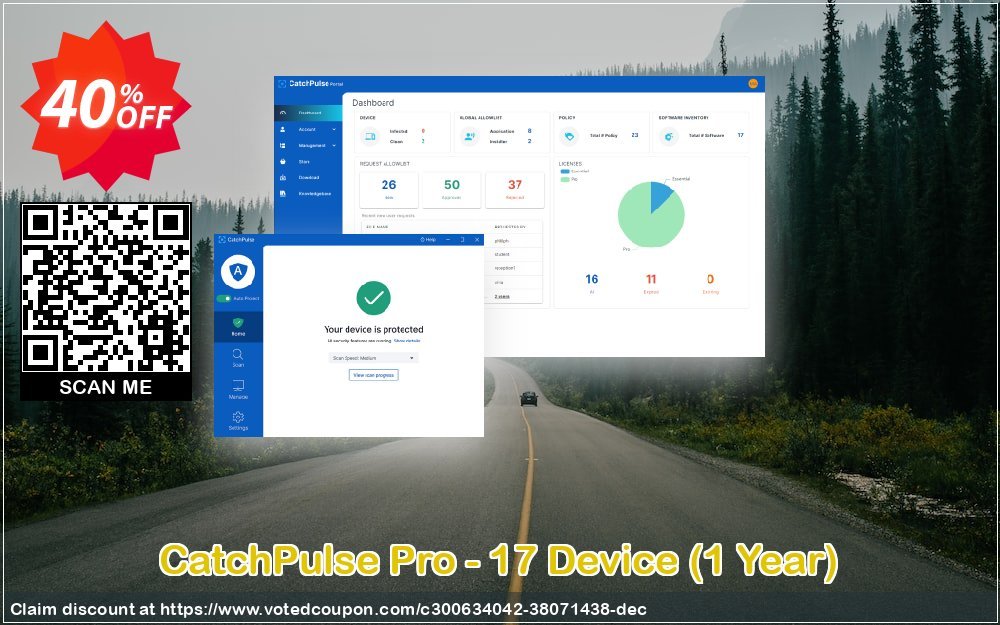 CatchPulse Pro - 17 Device, Yearly  Coupon Code May 2024, 40% OFF - VotedCoupon