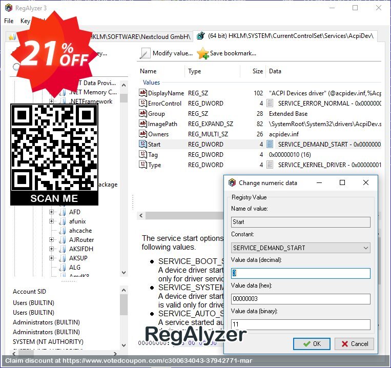 RegAlyzer Coupon Code May 2024, 21% OFF - VotedCoupon