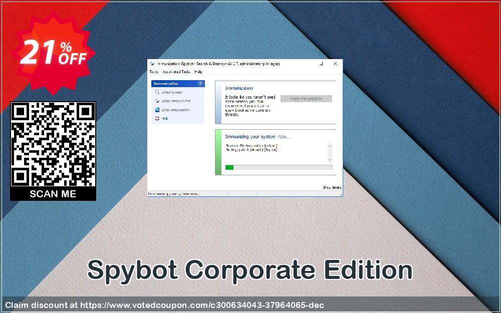Spybot Corporate Edition Coupon, discount Spybot Corporate Edition Exclusive sales code 2023. Promotion: Exclusive sales code of Spybot Corporate Edition 2023