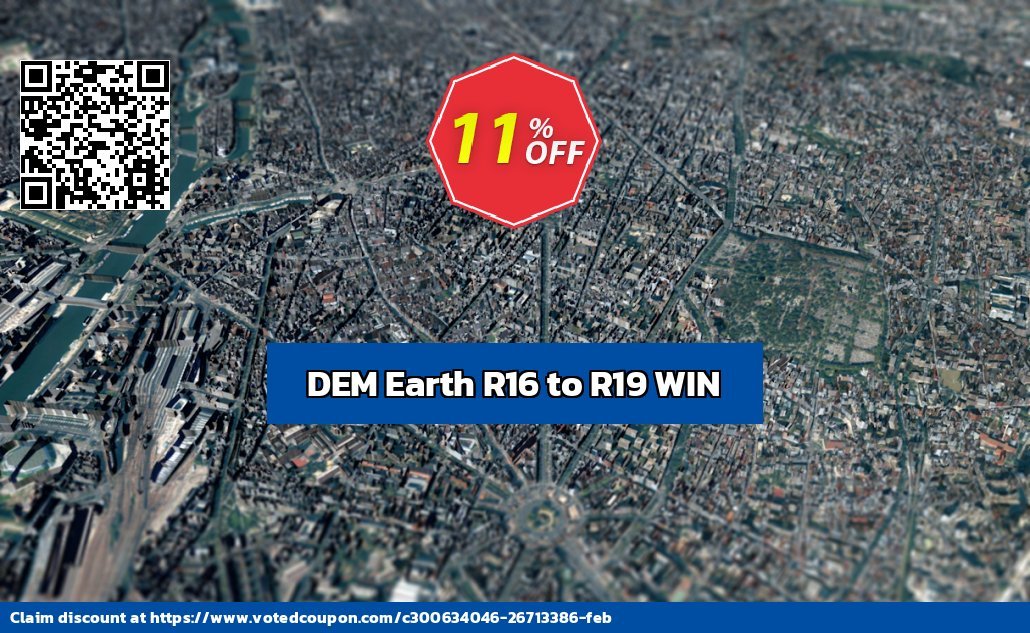 DEM Earth R16 to R19 WIN Coupon, discount DEM Earth Promo. Promotion: Wonderful offer code of DEM Earth R16 to R19 WIN 2023