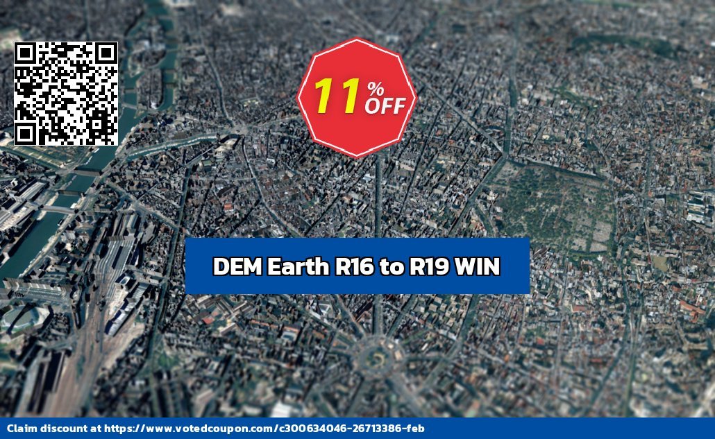 DEM Earth R16 to R19 WIN Coupon Code May 2024, 11% OFF - VotedCoupon