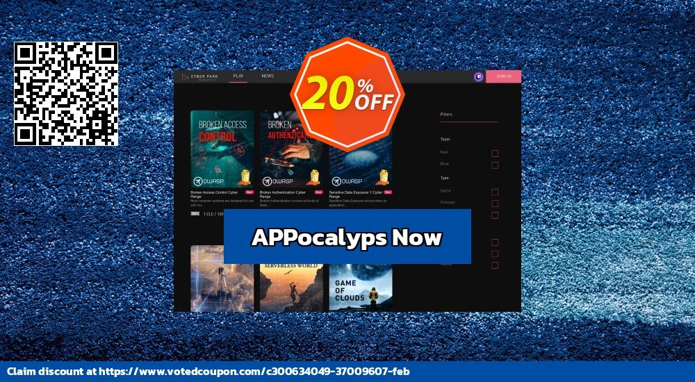 APPocalyps Now Coupon, discount APPocalyps Now Hottest deals code 2024. Promotion: Hottest deals code of APPocalyps Now 2024