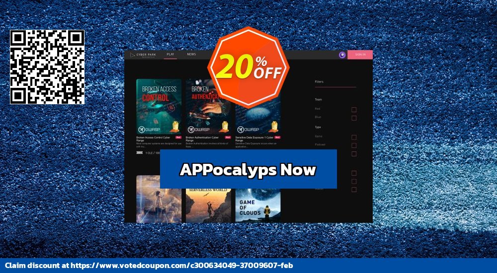 APPocalyps Now Coupon Code May 2024, 20% OFF - VotedCoupon