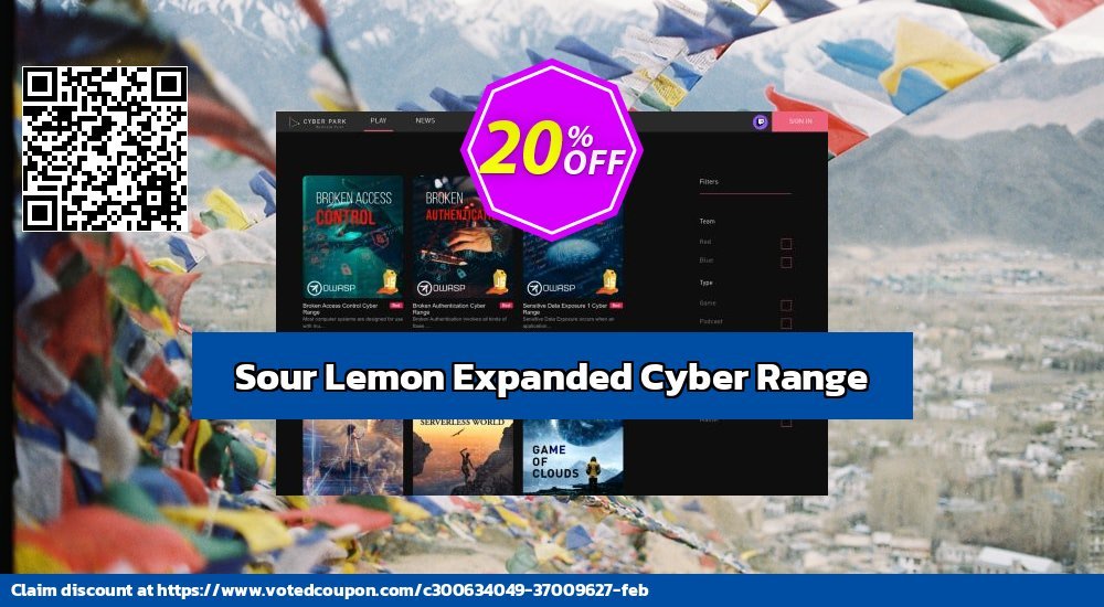 Sour Lemon Expanded Cyber Range Coupon, discount Sour Lemon Expanded Super sales code 2024. Promotion: Super sales code of Sour Lemon Expanded 2024
