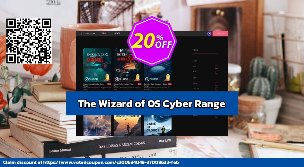 The Wizard of OS Cyber Range Coupon, discount The Wizard of OS Exclusive discounts code 2023. Promotion: Exclusive discounts code of The Wizard of OS 2023