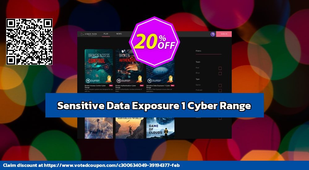 Sensitive Data Exposure 1 Cyber Range Coupon Code Apr 2024, 20% OFF - VotedCoupon