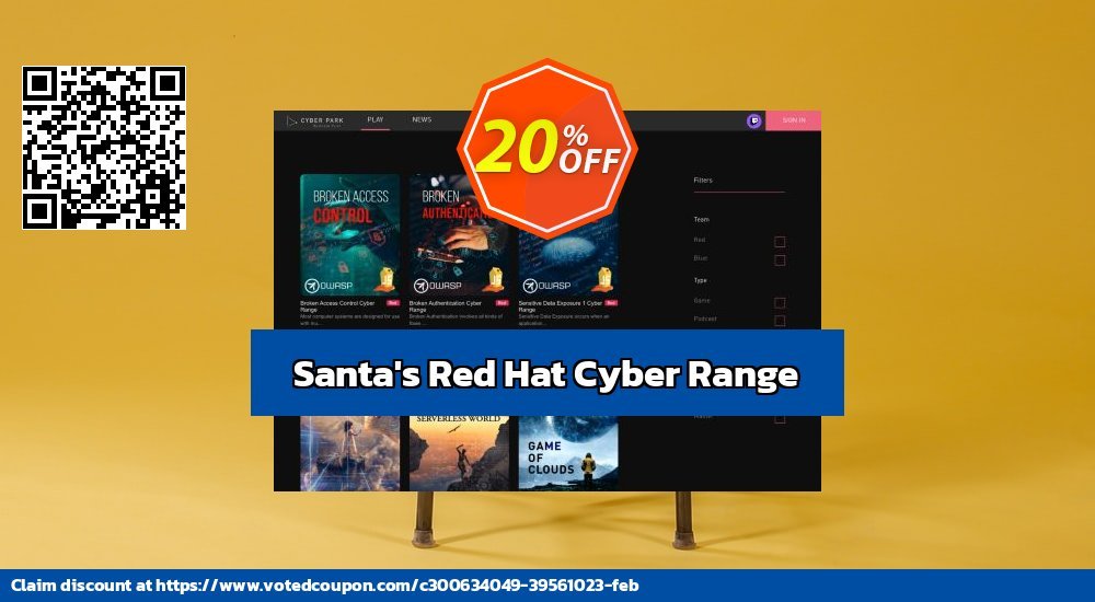 Santa's Red Hat Cyber Range Coupon Code May 2024, 20% OFF - VotedCoupon