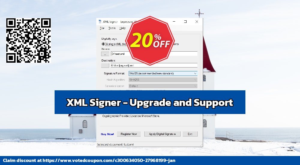XML Signer - Upgrade and Support Coupon, discount XML Signer - Upgrade and Support Amazing promotions code 2023. Promotion: Amazing promotions code of XML Signer - Upgrade and Support 2023