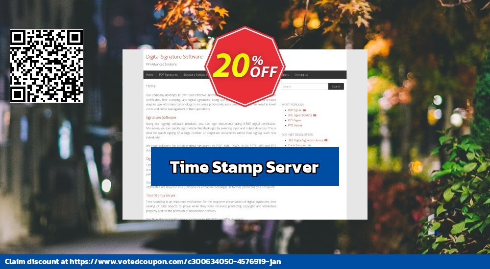 Time Stamp Server Coupon Code Jun 2024, 20% OFF - VotedCoupon