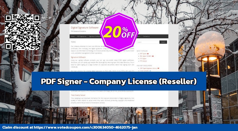 PDF Signer - Company Plan, Reseller 