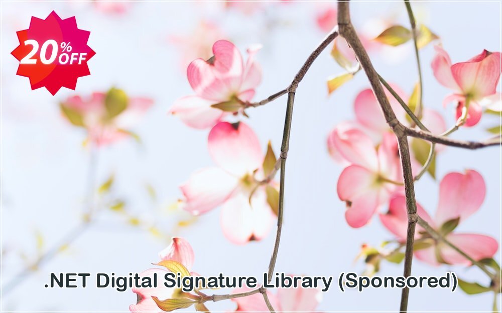 .NET Digital Signature Library, Sponsored 