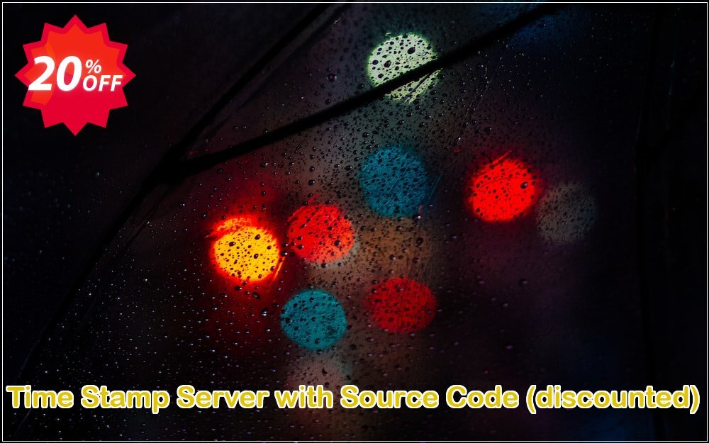 Time Stamp Server with Source Code, discounted 