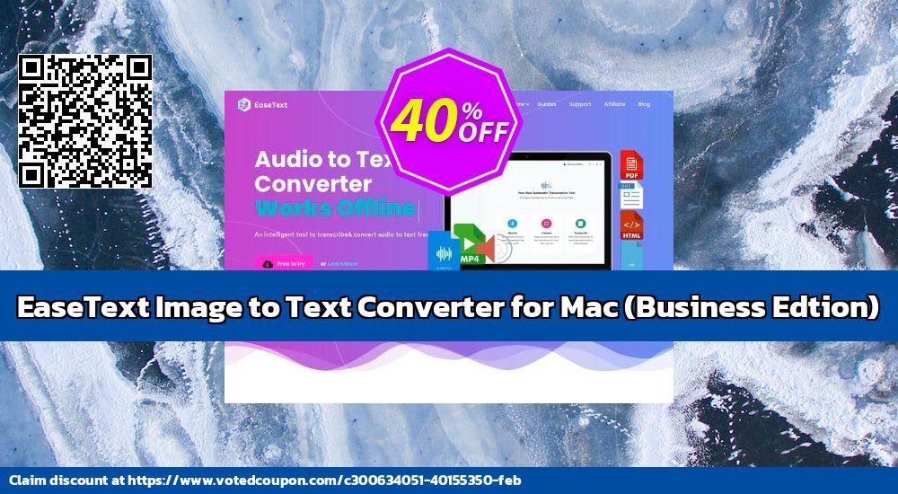 EaseText Image to Text Converter for MAC, Business Edtion  Coupon, discount EaseText Image to Text Converter for Mac (Business Edtion) Big discount code 2023. Promotion: Big discount code of EaseText Image to Text Converter for Mac (Business Edtion) 2023