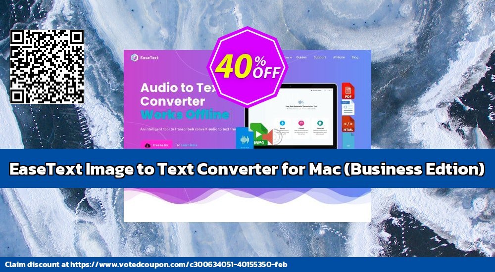 EaseText Image to Text Converter for MAC, Business Edtion  Coupon Code Apr 2024, 40% OFF - VotedCoupon