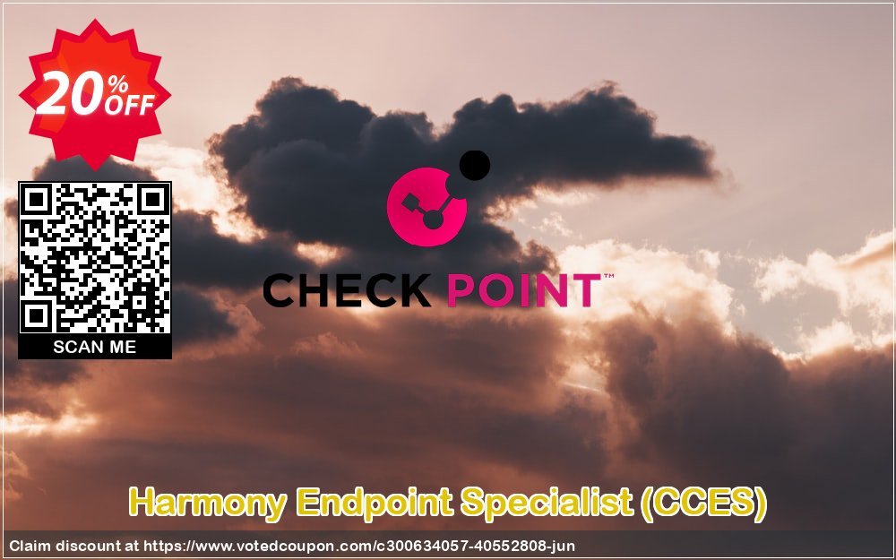 Harmony Endpoint Specialist, CCES  Coupon, discount Harmony Endpoint Specialist (CCES) Big promotions code 2024. Promotion: Big promotions code of Harmony Endpoint Specialist (CCES) 2024