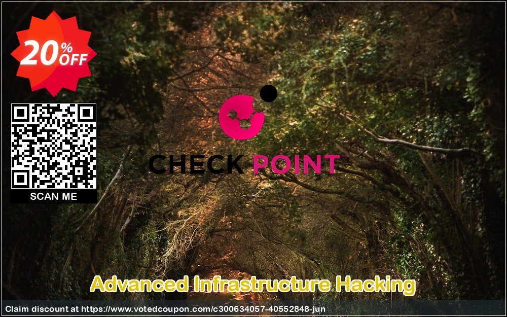 Advanced Infrastructure Hacking Coupon, discount Advanced Infrastructure Hacking Wondrous promo code 2023. Promotion: Wondrous promo code of Advanced Infrastructure Hacking 2023