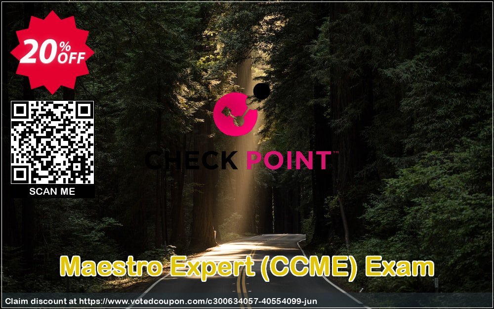 Maestro Expert, CCME Exam Coupon Code Jun 2024, 20% OFF - VotedCoupon