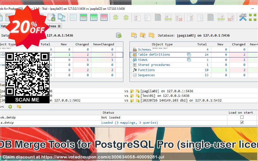 KS DB Merge Tools for PostgreSQL Pro Coupon, discount KS DB Merge Tools for PostgreSQL Pro (single-user license) Stirring offer code 2023. Promotion: Stirring offer code of KS DB Merge Tools for PostgreSQL Pro (single-user license) 2023